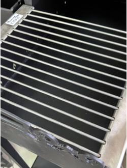 Решетка из нержавеющей стали, 30*35см для высокого мангала (соты/узоры)