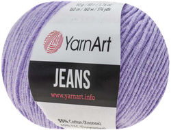Jeans Yarn Art пряжа цвет № 89 пастельно лиловый