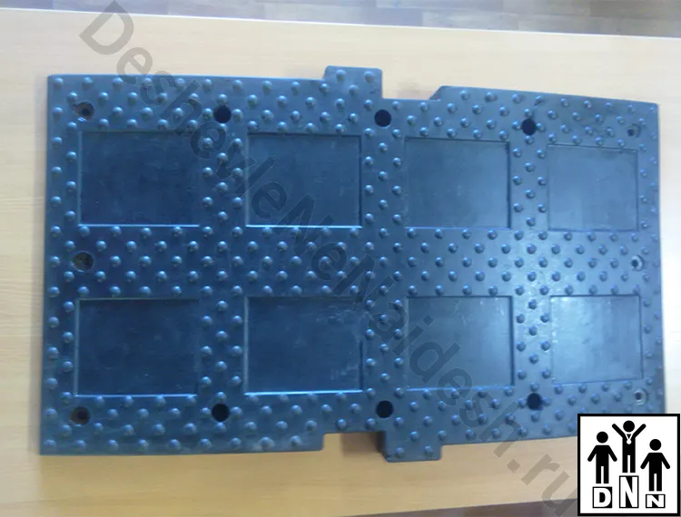 ИДН 900-1 лежачий полицейский средний элемент в черном цвете