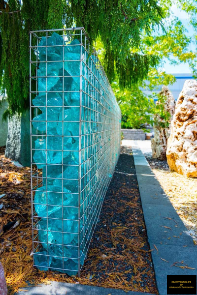 голубой эрклез голубой для габионов