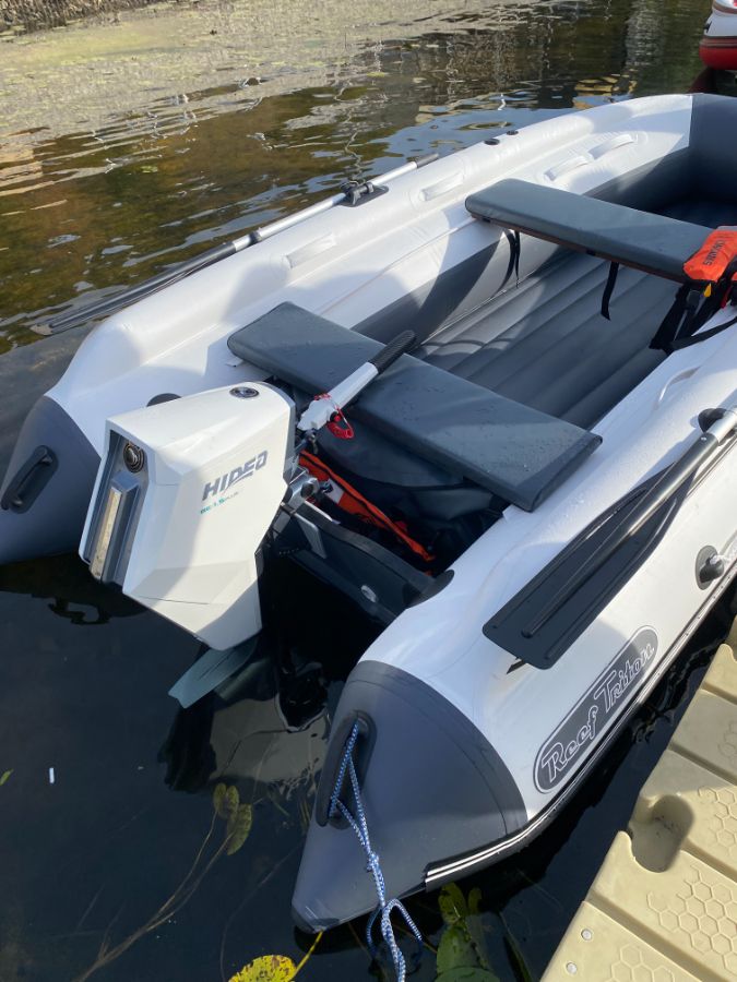 HIDEA BE1.5PLUS на лодке REEF Triton