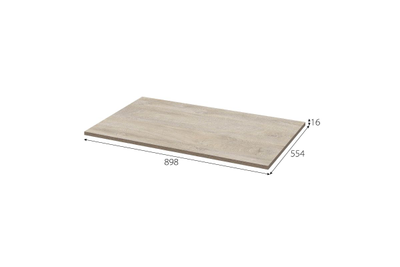 Этна полка для шкафа углового 57х93У Дуб эндгрейн 1ПЛ