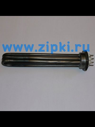 Блок ТЭНов - 12 кВт, 220/380В - нерж. сталь (фланец резьб. G2.1/2, длина 580мм / 58см)