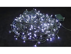 Гирлянда-нить 500л 35м зеленый провод белая