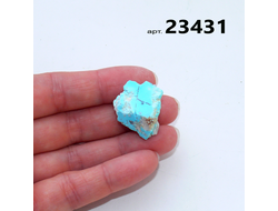 Бирюза натуральная (необработанная) Армения арт.23431: 7,3г - 24*20*14мм