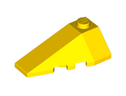 Wedge 4 x 2 Triple Left, Yellow (43710 / 4180411 / 6056679 / 6307257)