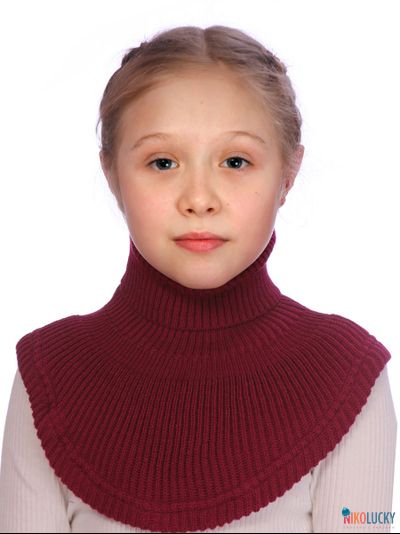 Манишка  21-32, цвет малиновый р. 1( универсальный от 1 года)