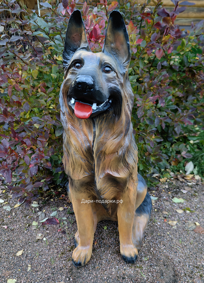 ОВЧАРКА 89*56см  8кг  полистоун Россия  7612/012292*