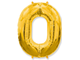 Фольгированная цифра-Золотая