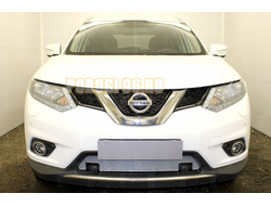 Защита радиатора Nissan X-Trail T32 2015-2018 chrome PREMIUM