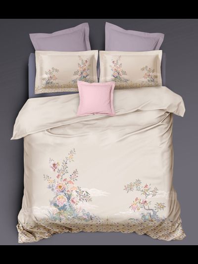 Постельное белье мако-сатин полутороспальное 150x200x1 180x230x1 50x70x1 70x70x1 TIS04-818