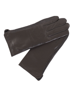 Перчатки женские нат.кожа grey