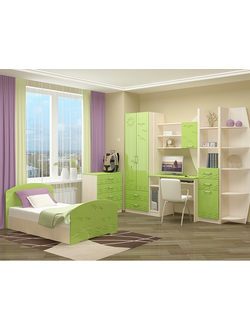 Модульная детская Юниор-2 салат К1 МФ Миф