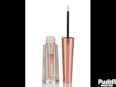 La Rosa Подводка для глаз 3D "Crystal" 24 часа с блёстками I Ля Роза. Тон 01 серебро