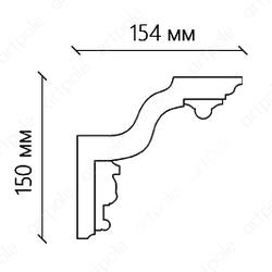 Карниз орнаментальный SK151N (наборный)