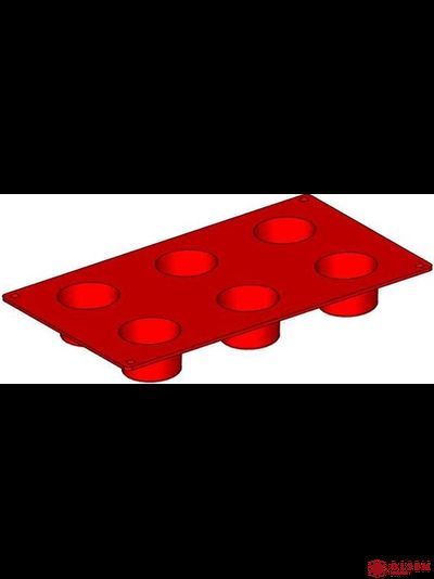 Форма силиконовая круг №02 295х175 (d70 (50) h35)