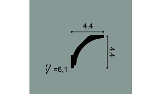 Карниз CX109 - 4,4*4,4*200см
