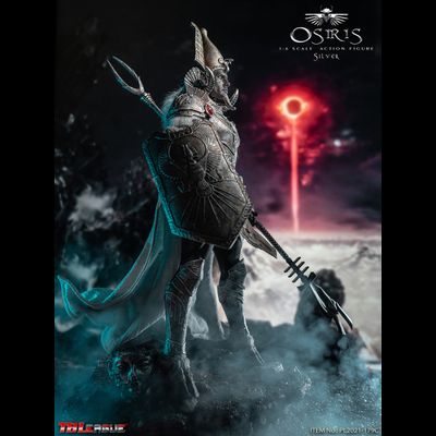 Осирис в серебряном - Коллекционная ФИГУРКА 1/6 Osiris Silver (PL2021-179C) - TBLeague