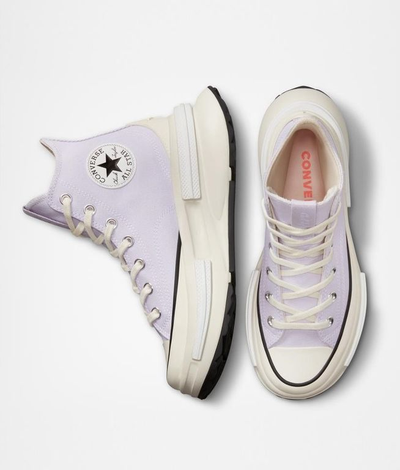 Кеды Converse Run Star Legacy CX светло-фиолетовые высокие на платформе