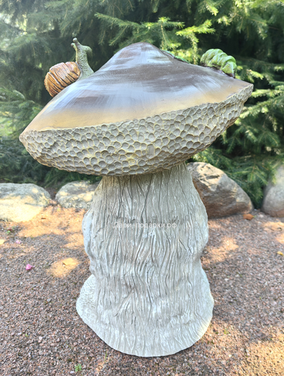 ГРИБ С ВОЛШЕБНОЙ БОРОДОЙ - секретный оберег для щедрого урожая!  57*43см  6кг   полистоун - не боится влаги и перепадов температур. Россия 5726/012077*