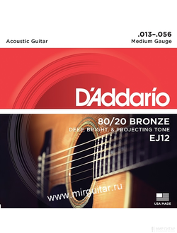 D`Addario EJ12 Bronze 80/20 (13-56)