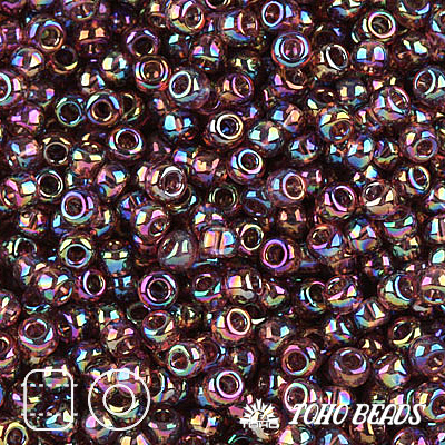 Toho 15/0 - 5г - 166C Прозрачный радужный аметист