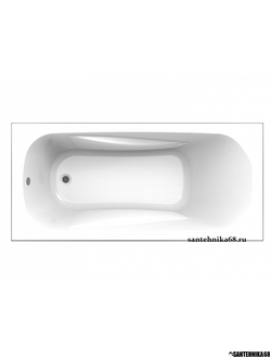 Ванна акриловая LORANTO ARCTICA 1500х700 1600х700 1700х700 на ножках или каркасе