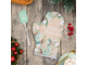 Новогодний набор подарочный "Magic Сhristmas" варежка-прихватка и лопатка силиконовая