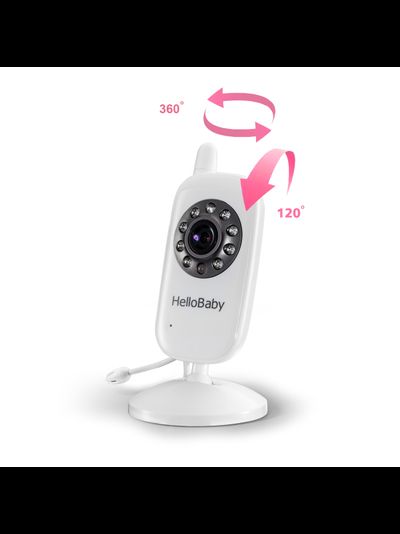 Комплект WiFi видеоняня HelloBaby HB24, монитор и одна видеокамера
