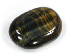 Тигрово-соколиный глаз, полировка плоская, ЮАР (35*24*10 мм, 16 г) №35699