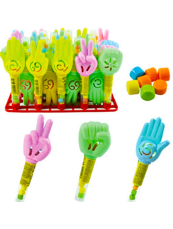 Сахарное драже «Канди клаб» в тубе с игрушкой (Цу Е фа) 2гр*30шт*12блоков