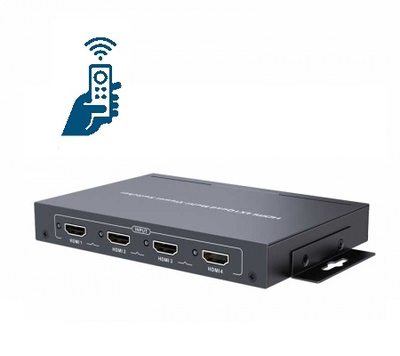 Переключатель четырёхканальный HDMI LENKENG LKV401MS