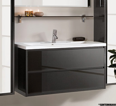 Комплект мебели для ванной комнаты Акватон РИМИНИ 100