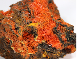 Крокоит, кристаллы на породе, Австралия, Тасмания (67*50*41 мм, 126 г) №28595