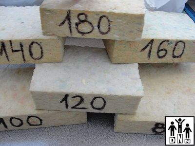 Мат ПВВ 200 кг/м3, 200х100х4 см, без покрытия DNN