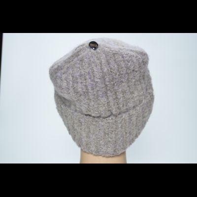 Шапка Vizio SS 1418 CRYO бежевая с фиолетовым