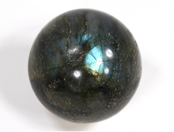 Шар Лабрадорит, Мадагаскар (40 мм, 87 г) №35337
