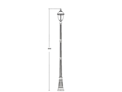 Светильники садово-парковые серии St. Louis