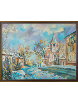 Пейзаж Богоявленская церковь. Соликамск Круглова Ирина