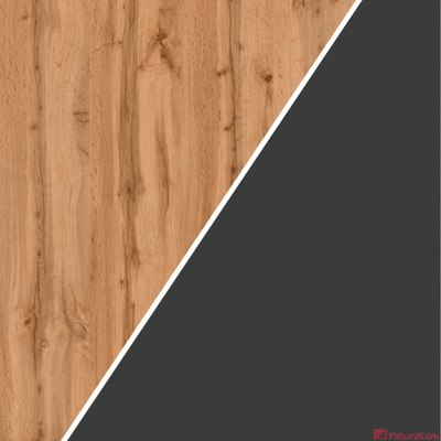 БОСТОН секция 5 шкаф с зеркалом (универсальный)