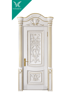 Верона Ампир (Эмаль белая патина золото)