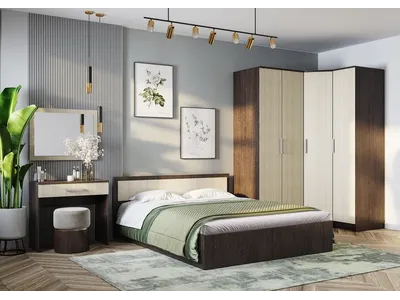 Кровать двуспальная " Сакура" 1400 с выдвижными ящиками (БТС)