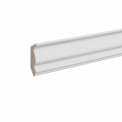 Потолочный карниз Ultrawood CR0025, из ЛДФ-декора, под покраску, 2.44 м.