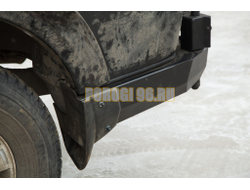 Задний силовой бампер серии Трофи на Mitsubishi Pajero Sport II 2008- (03.137.02)