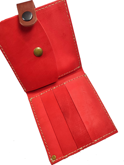 Портмоне-бифолд с принтом "Лошадь на синем"