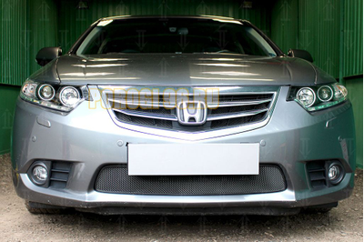 Защита радиатора Honda Accord IX 2013-2015 black