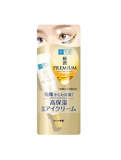 ROHTO Hada Labo Gokujun Premium Hyaluronic Eye Cream крем для области вокруг глаз  20g