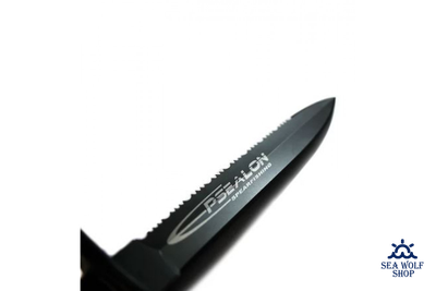 Нож подводный Epsealon Silex Titanium Green, титановое напыление