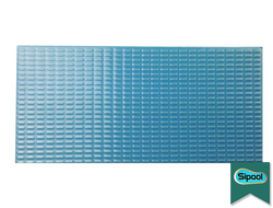 Плитка керамическая противоскользящая Aquaviva темно-голубая, 240х115х9 мм