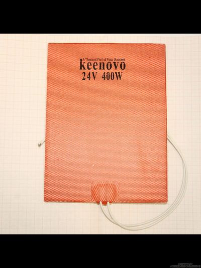 Гибкая нагревающая пластина 400 Вт 24 В (152х203) (терм.90) Keenovo
